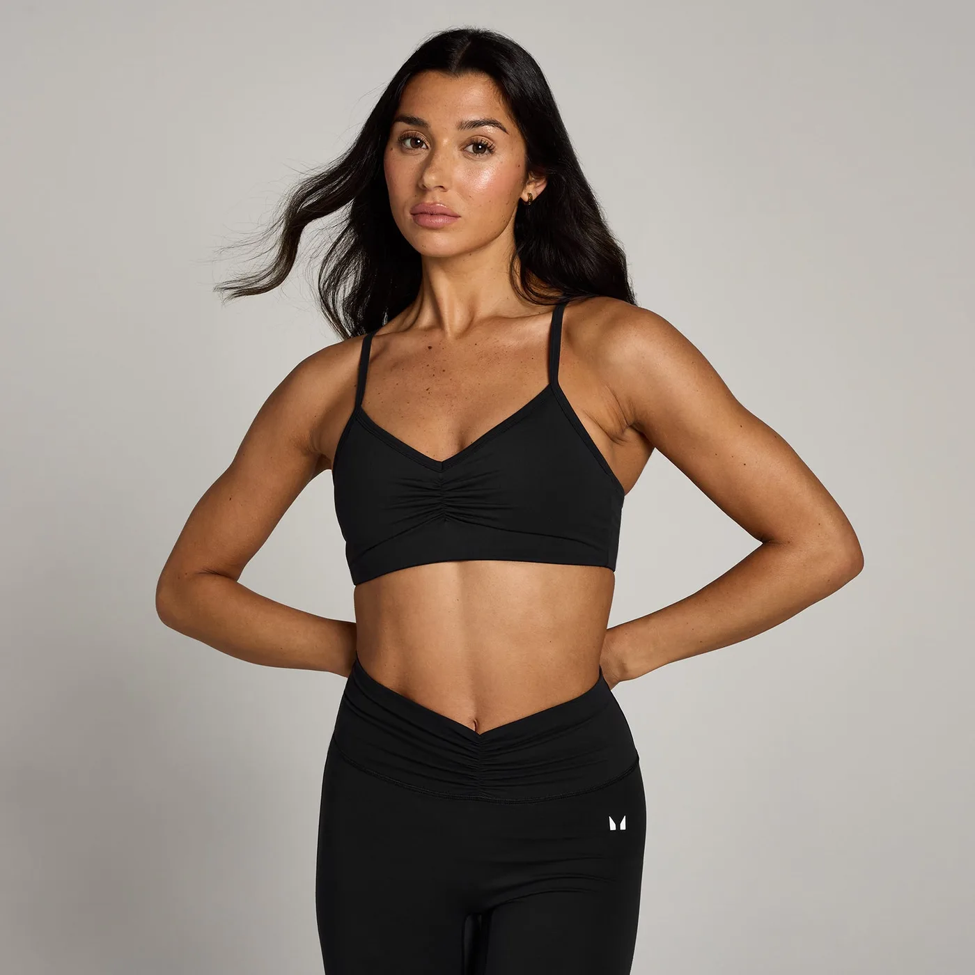 MP Damen Tempo Sport-BH mit geraffter Vorderseite