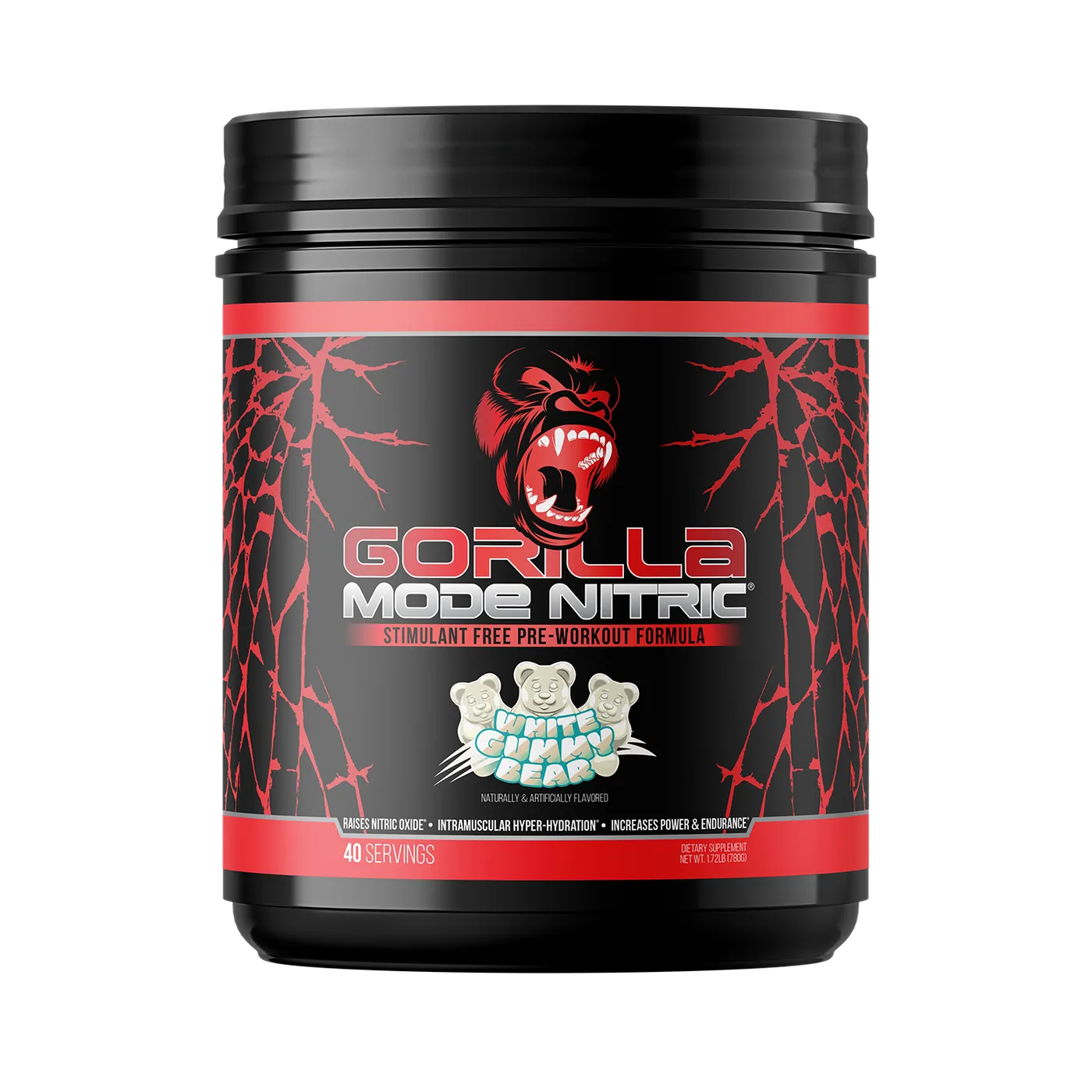 Gorilla Mode Nitric White Gummy Bear
