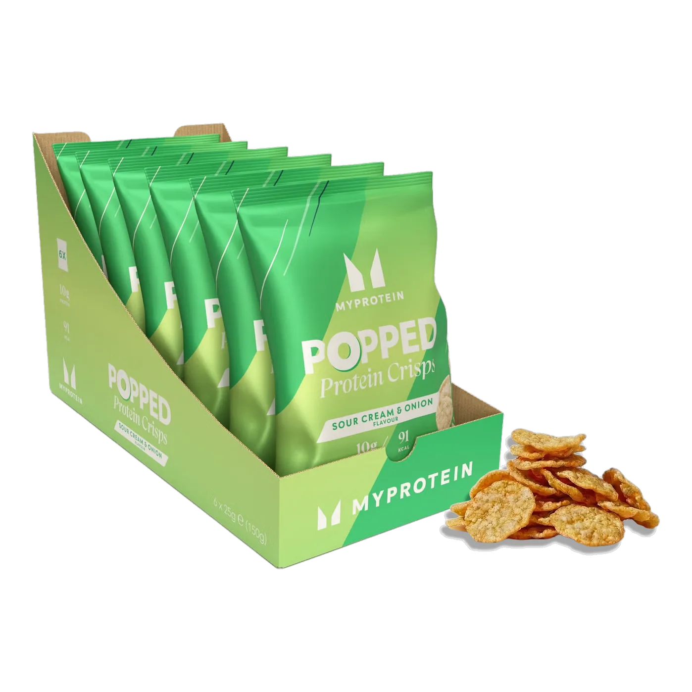 Gepofte Eiwitchips Sour Cream & Onion
