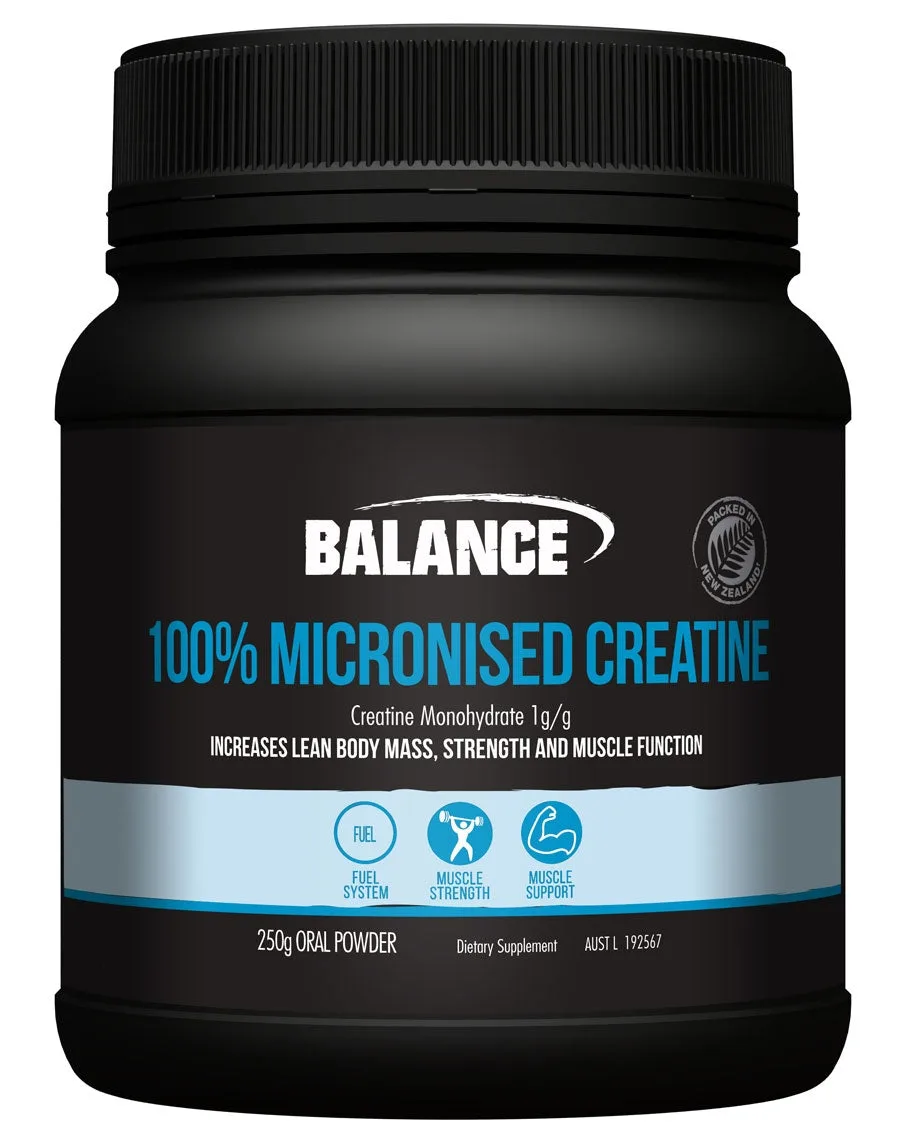 Balance 100% Micronised Creatine Monohydrate