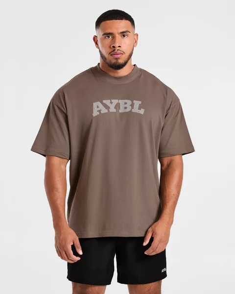 Elite Oversized T Shirt- Umber