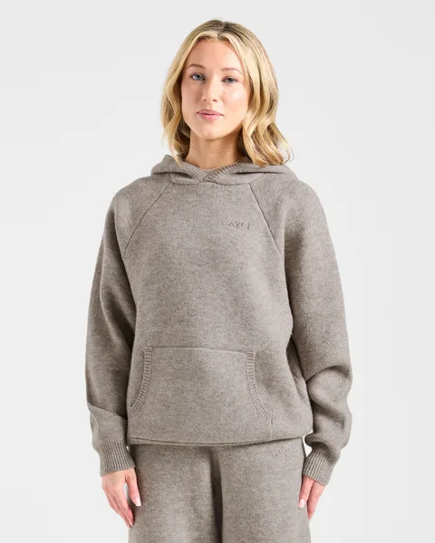 Soft Oversized Knitted Hoodie