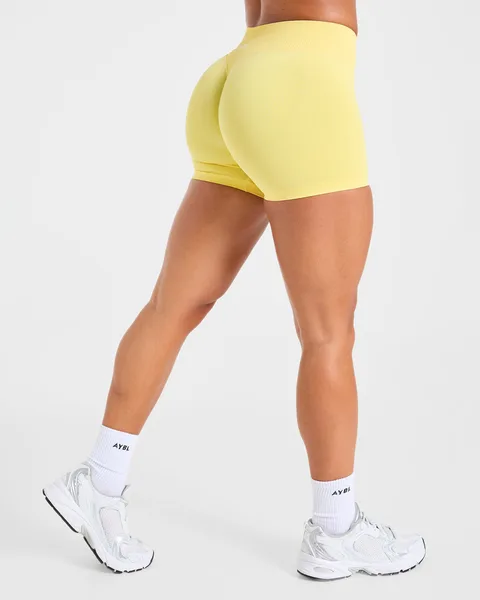 Enhance Seamless Shorts 3.5" Bright Geel