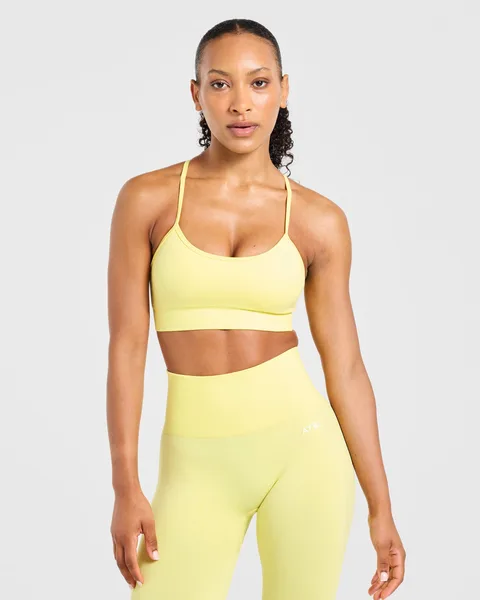 Empower Seamless Sports Bra – Lemon
