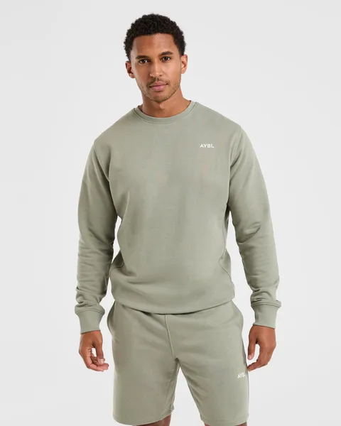 Essential Lightweight Sweater Washed Sage