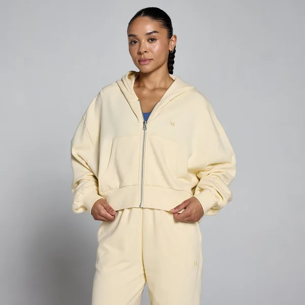 MP Women's Lightweight Loopback Zip Through Hoodie Butter L