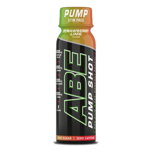 ABE Pump Pre-Workout Shot Stim Free