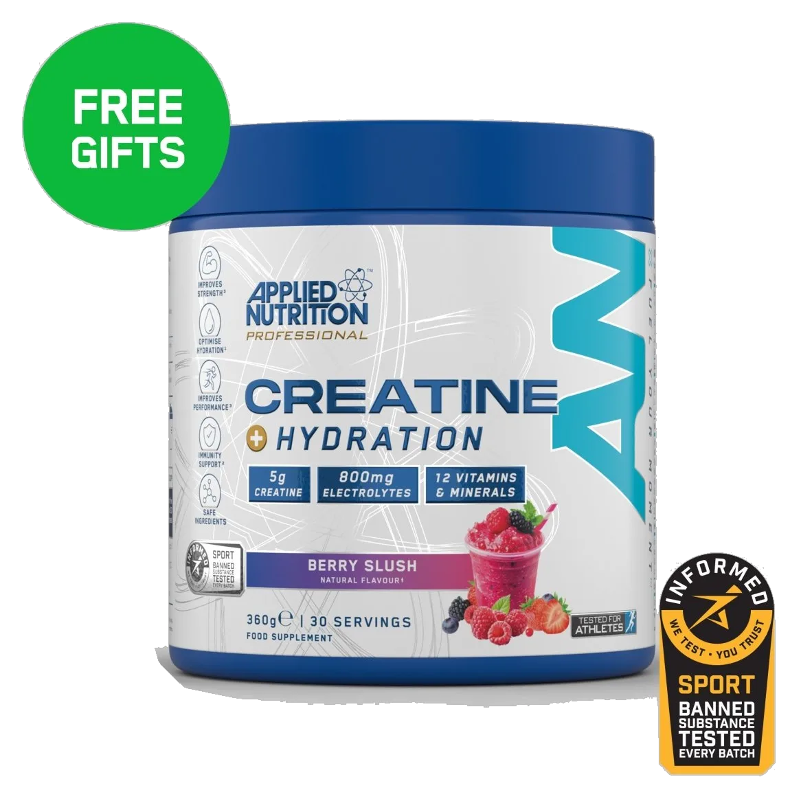 Creatine + Hydration Berry Slush 416g