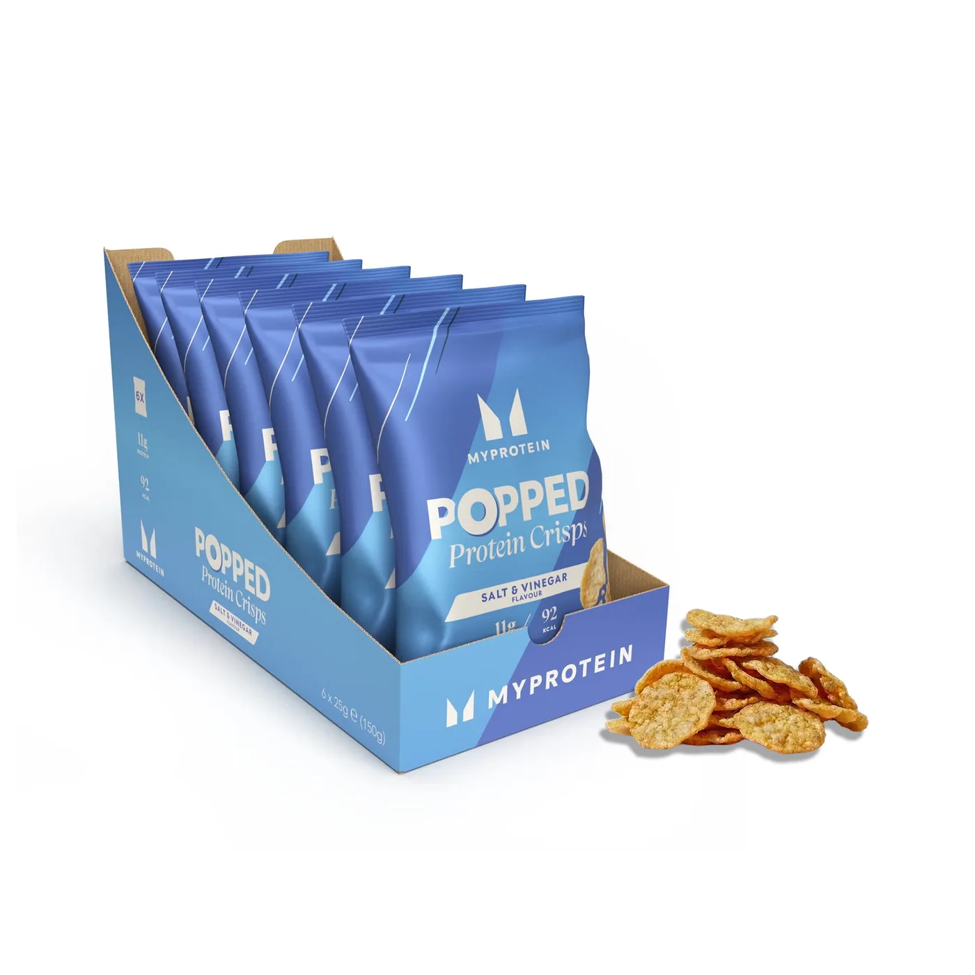 Gepofte Eiwitchips Salt & Vinegar