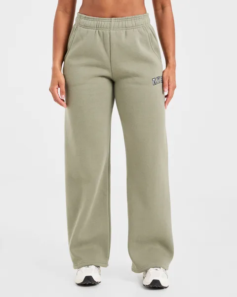 Varsity 2.0 Oversized Straight Leg Joggers – Muted