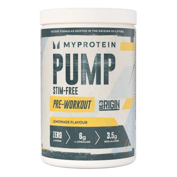 Origin Pump Pre-Workout Stim-Free – Sour Lemonade