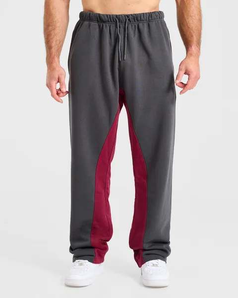 Wesley Vissers x Oversized Straight Leg Joggers Charcoal