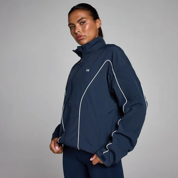 MP Dames Tempo Contrast Geweven Jas Middernacht L