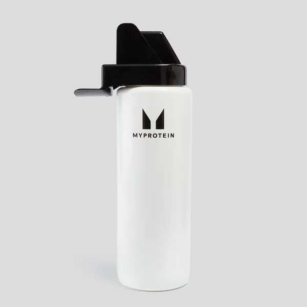 Myprotein hybride waterfles Transparant/Zwart