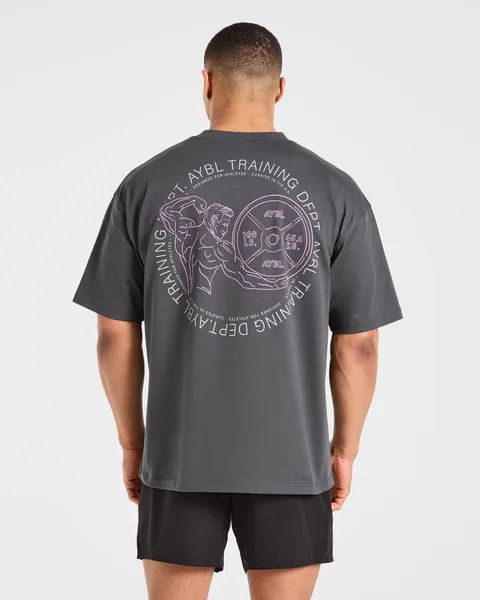 Training Dept. Illustration Oversized T Shirt –
