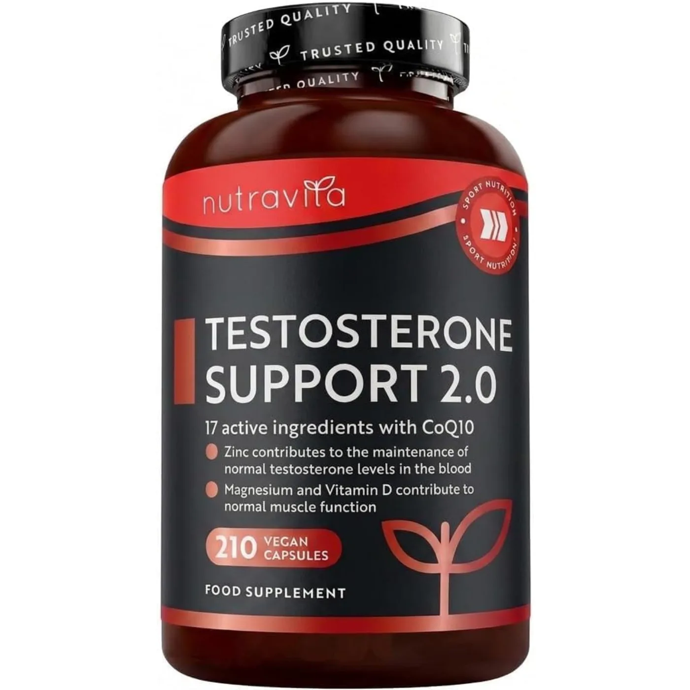 Testomax 2.0 – 210 Vegan Capsules