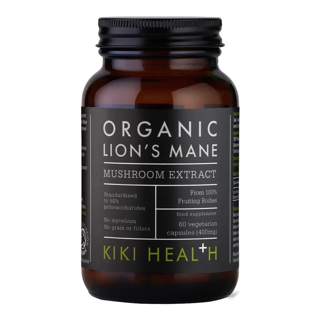 Organic Lion’s Mane Extract 60 Vegicaps