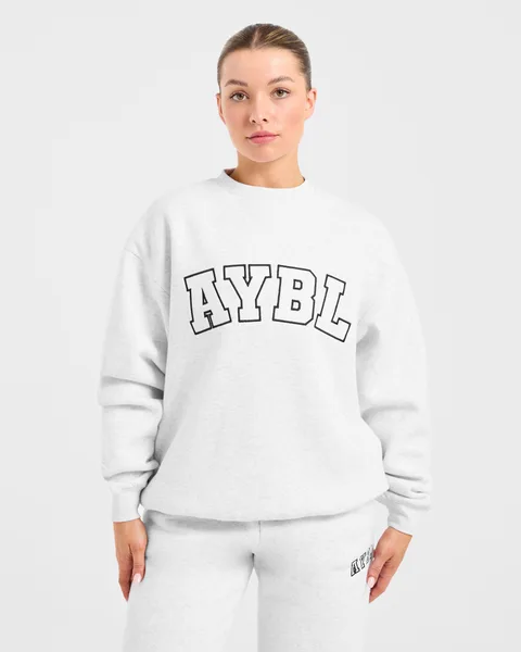Varsity 2.0 Oversized Sweatshirt Heather
