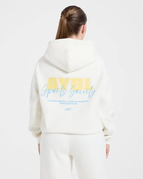 Sports Society Oversized Hoodie – Off