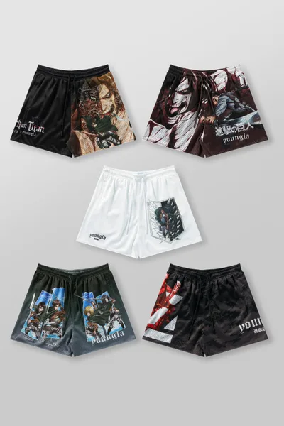 1126 AOT© x YLA Mesh Shorts