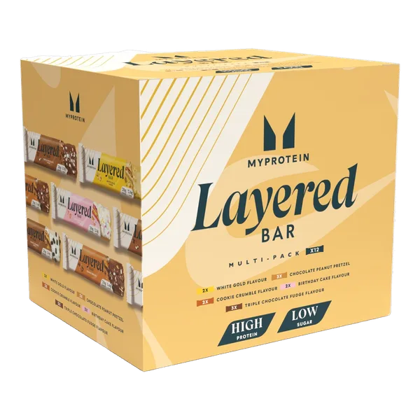 Layered Protein Bar Variety Pack