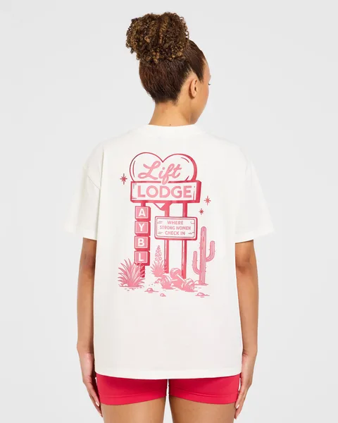 AYBL Lift Lodge Oversized T Shirt – Off