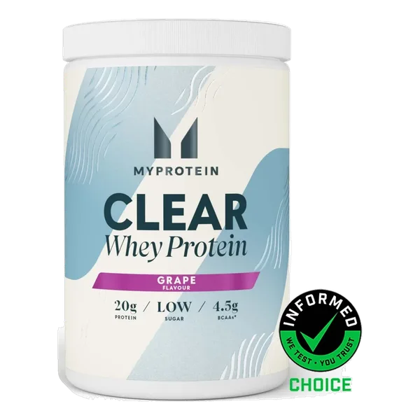 Clear Whey Protein Isolate – Grape