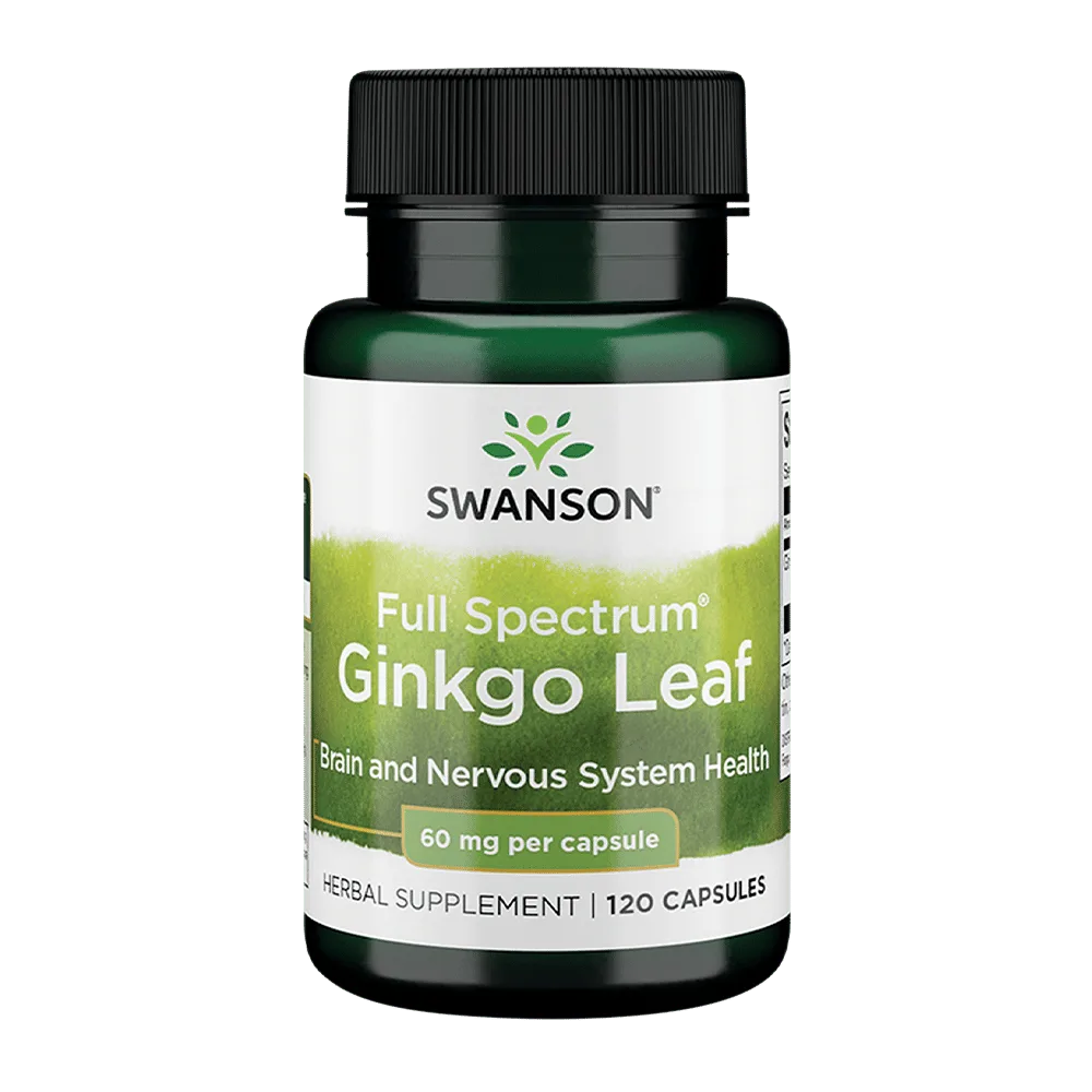 Full Spectrum Ginkgo Leaf 60mg