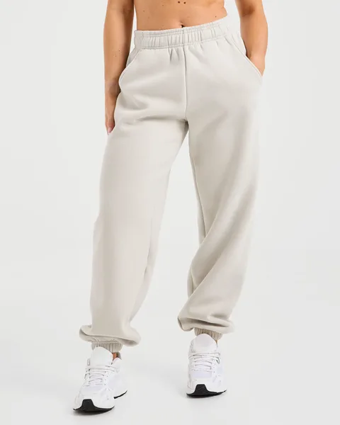 Classic Plush Oversized Joggers Sand