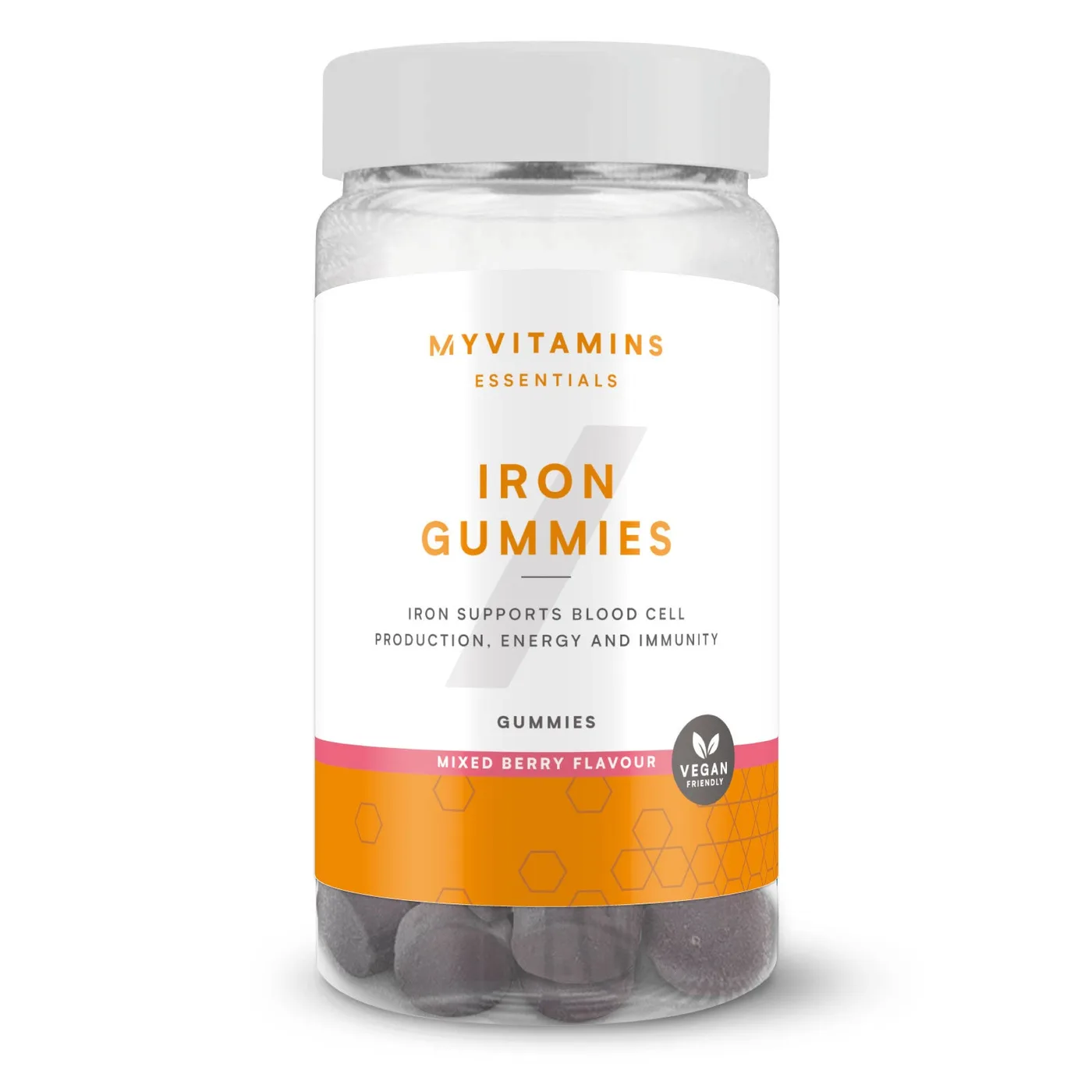 Iron Gummies with Mixed Berries flavor 30 servings