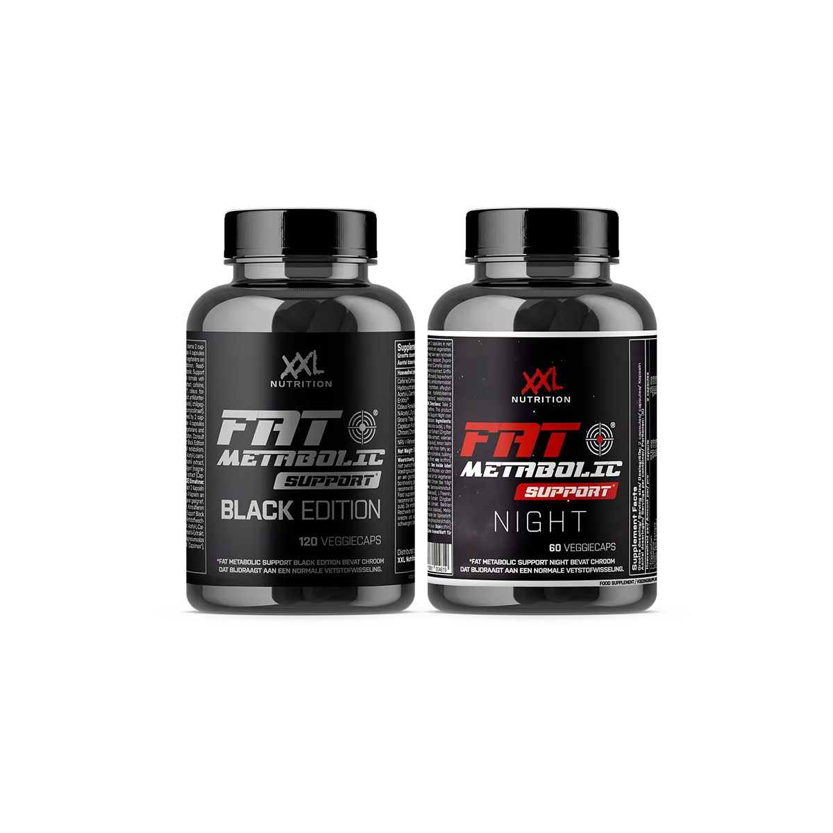 XXL Nutrition 24 Hour Fat Metabolic Support Stack Black Edition