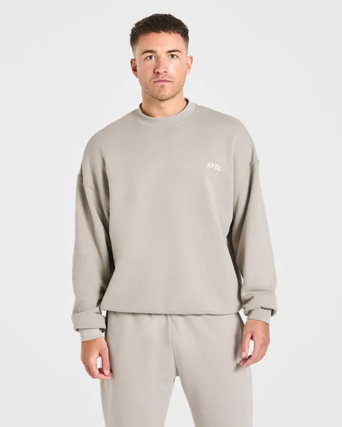 Essential Oversized Sweater Stone