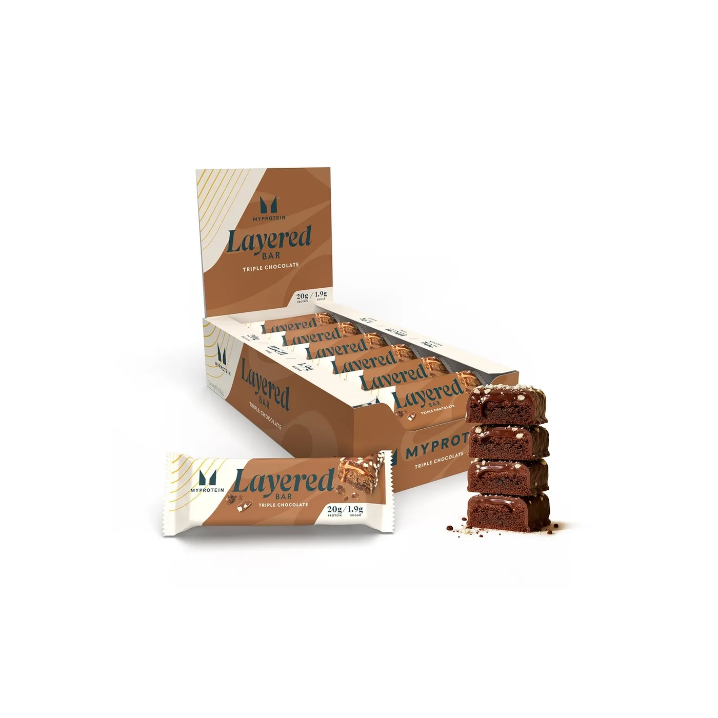 Layered Protein Bar Triple