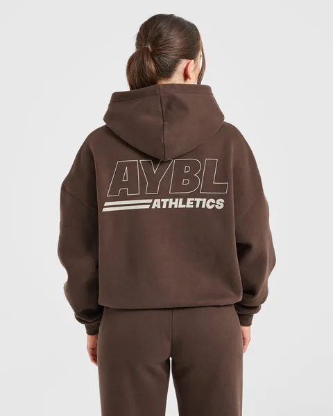 Athletics Track Oversized Hoodie –