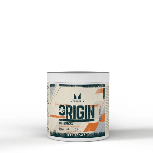 Origin Pre-Workout Dry Scoop Passionfruit Twister 18 Portionen