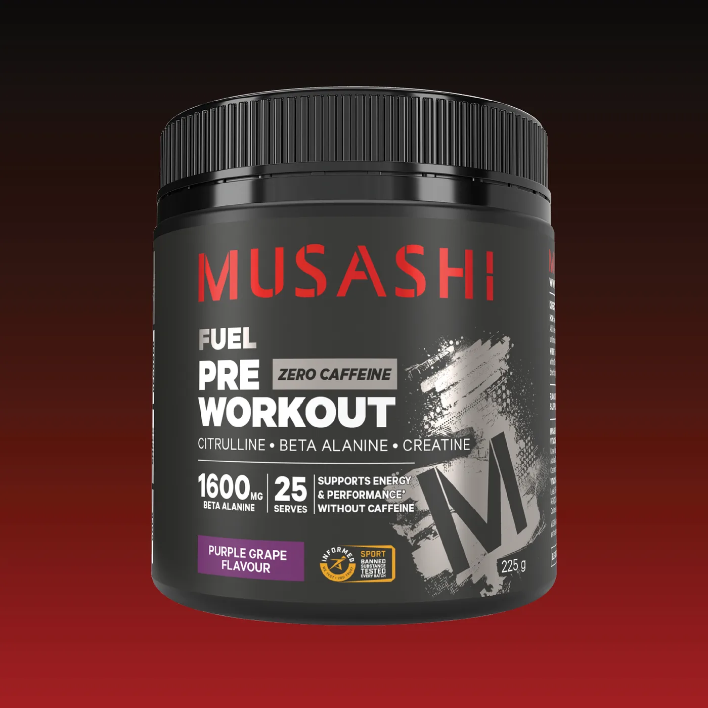 Pre Workout Zero Caffeine Purple Grape