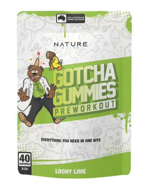 Gotcha Pre-Workout Gummies Loony