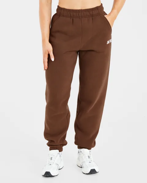 Retro Embroidered Oversized Joggers