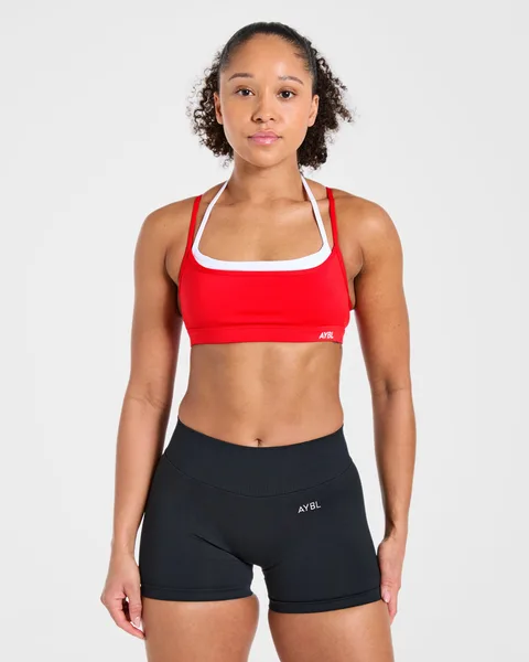Essential Double Layer Sports Bra Vibrant