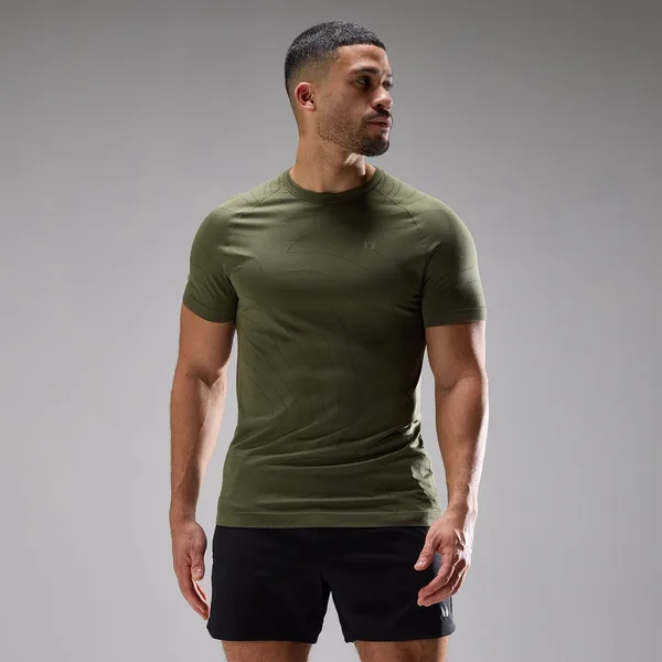 MP Heren Velocity Ultra Seamless T-Shirt Dusty Olive M