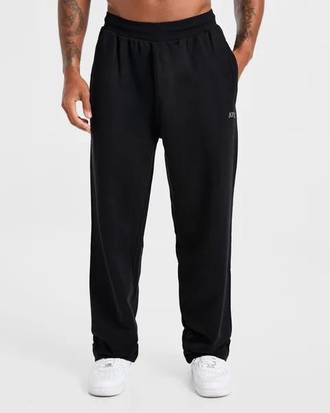Elite Straight Leg Joggers Zwart/Charcoal