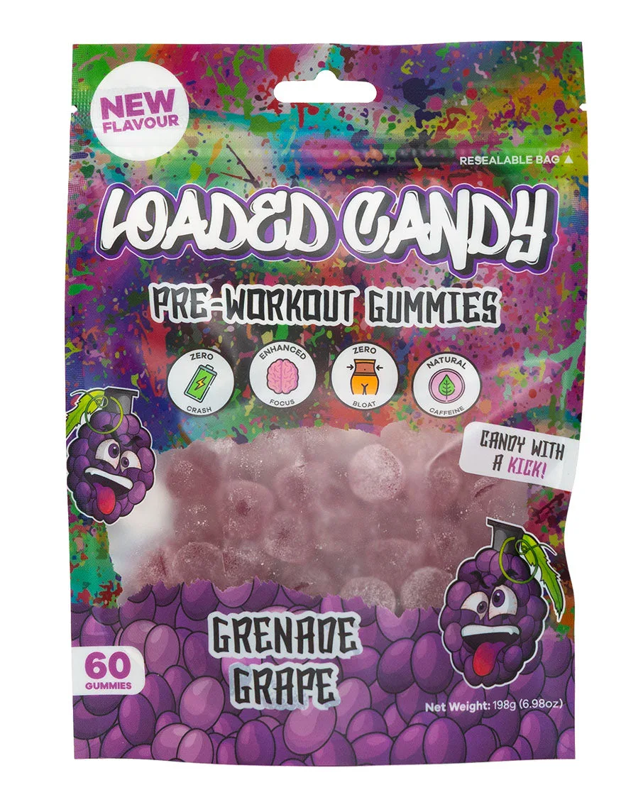Pre Workout Gummies Grenade Grapes 30 Serves