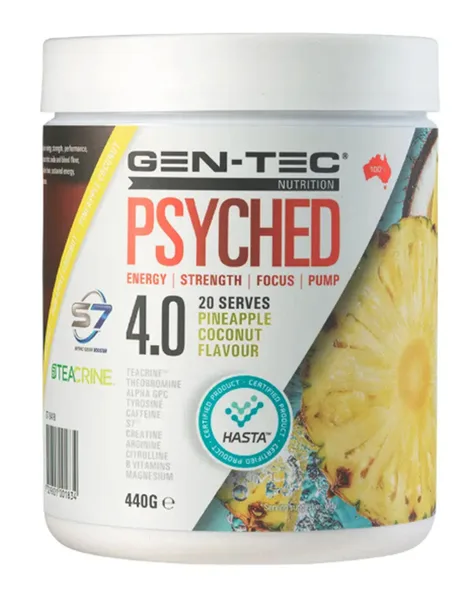Psyched 4.0 Pre-workout Powder Pineapple