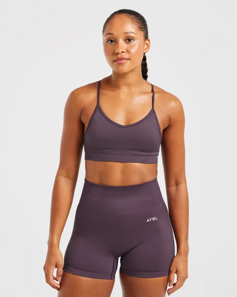 Balance V3 Seamless Strappy Sports Bra – Purple