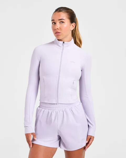 Run Zip Jacket Ice Lilac