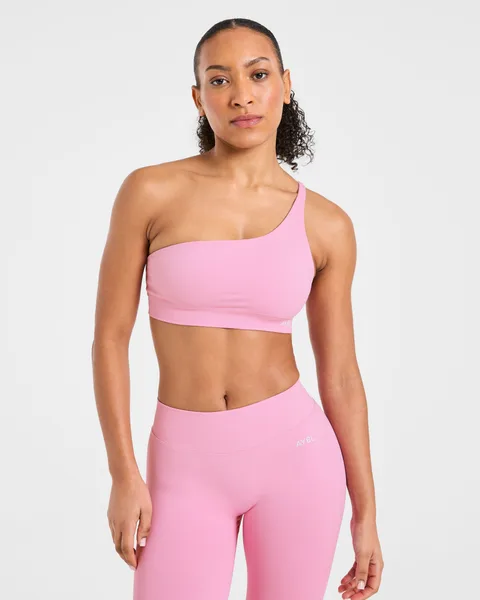 Enhance Seamless One Shoulder Sports Bra Sugar