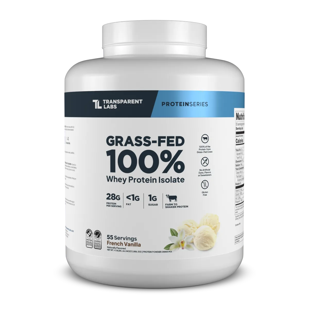 Grass-Fed Whey Protein Isolate French