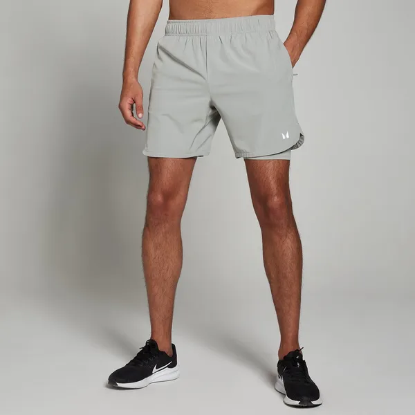 MP 2-in-1 trainingsshort voor heren Stormgrijs L