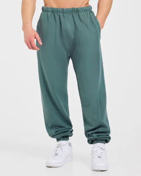 Lift Club Distressed Joggers Washed Teal