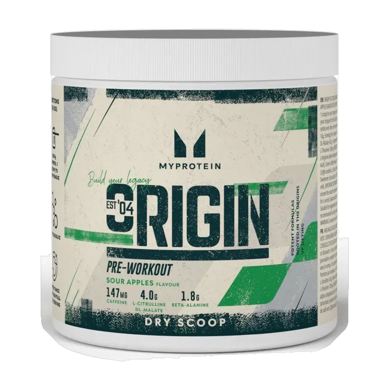 Origin Pre-Workout Dry Scoop Sour Apples